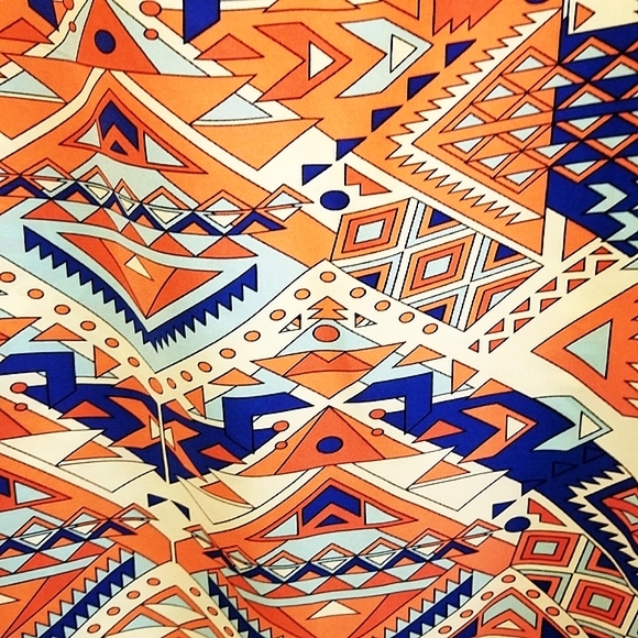 Mod Abstract Dress, - Picture 8 of 14